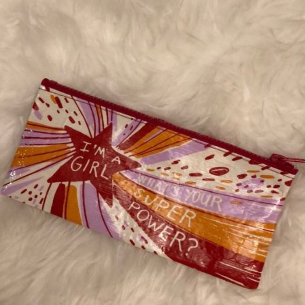 NWOT “I’m a girl, what’s your superpower?” Bag
